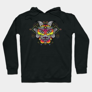 Skull Goat Bones Decorative Hoodie